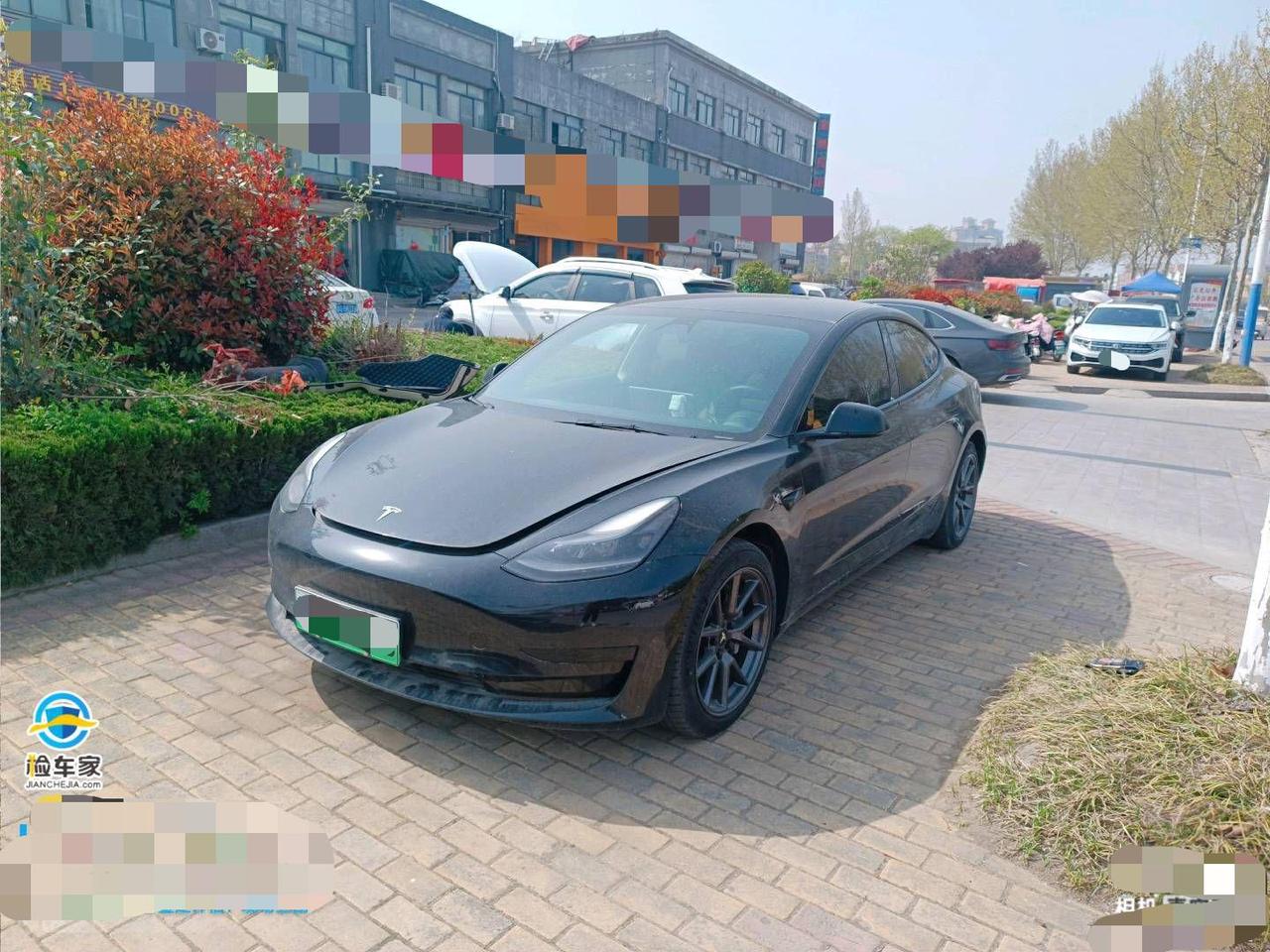 验车实例——特斯拉泡水车！前两天检测了一台特斯拉Model3，2021年7月