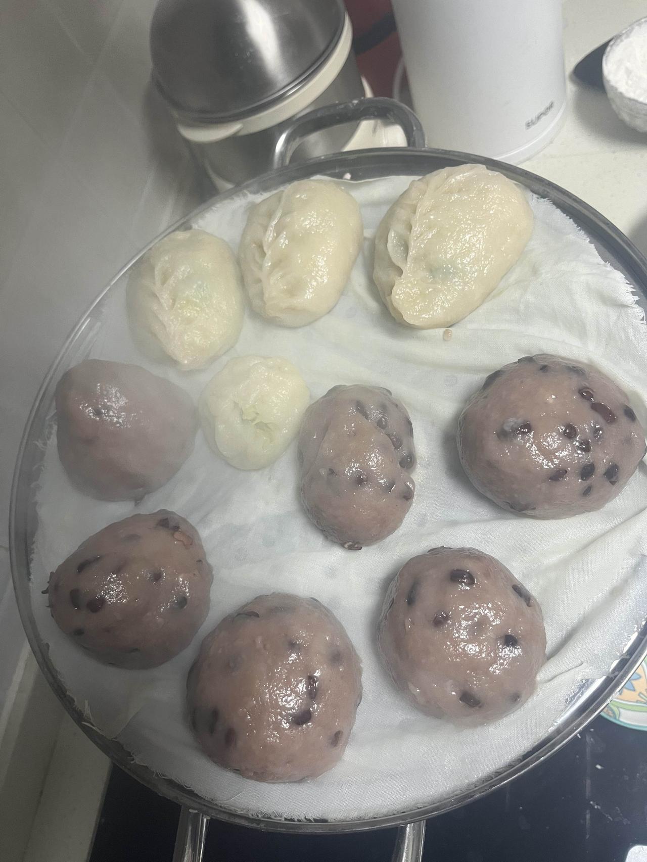 北方传统，过年蒸年糕，祝大家新年更上一层楼