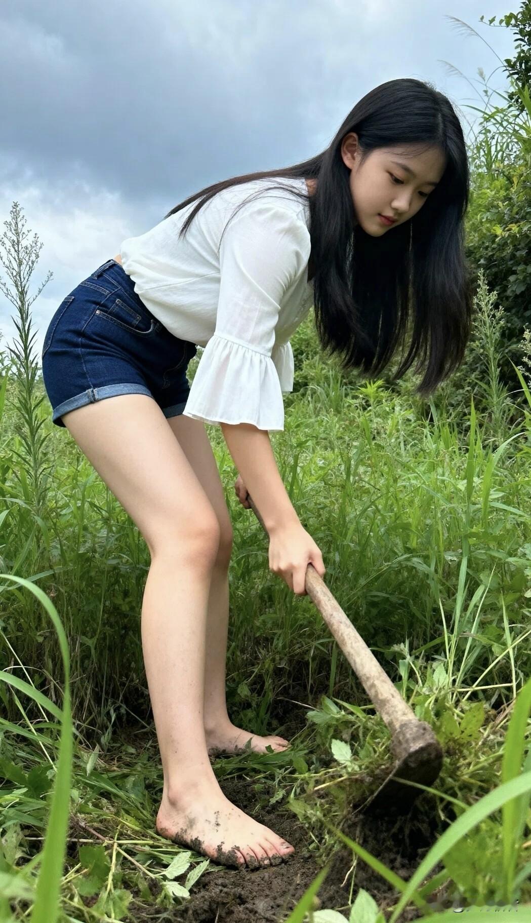 在田间劳作，感受大自然的美好与宁静。