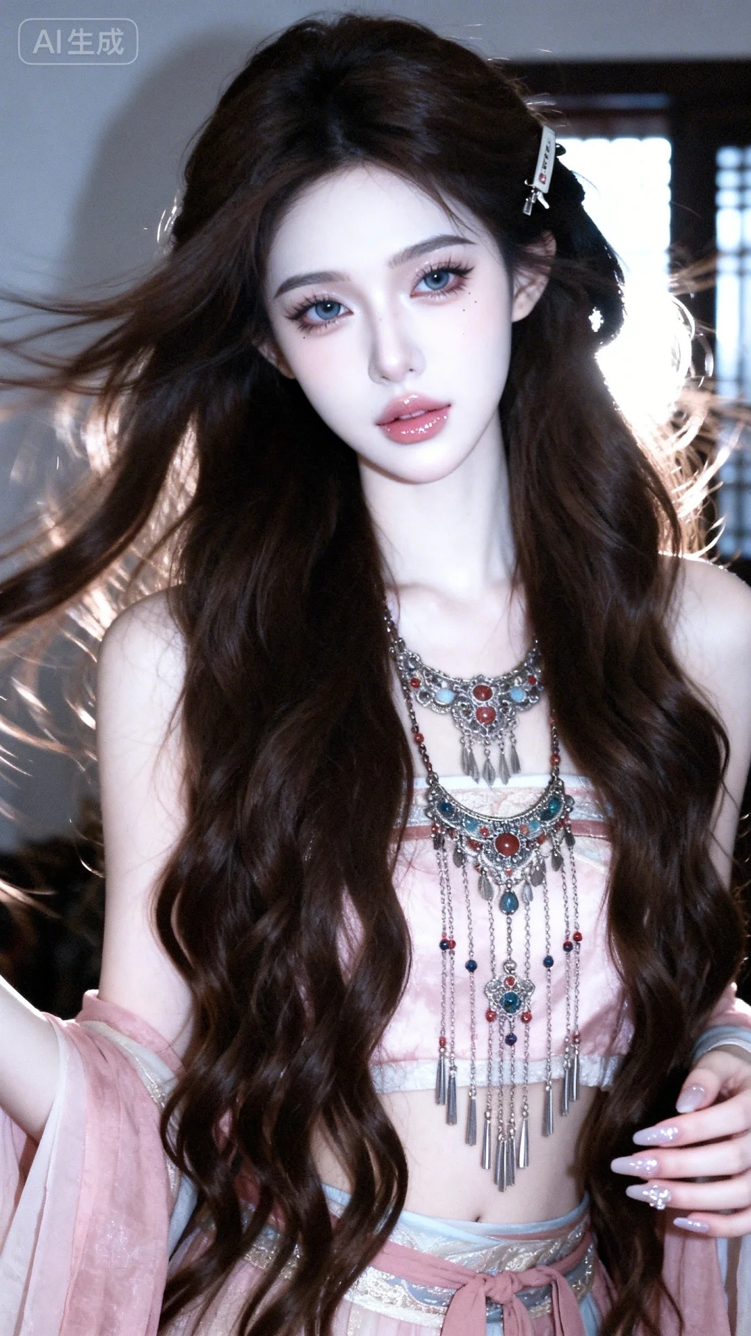 胶片摄影，镜头语言，淡彩亮色，个性视角，美人，清冷，疏离，复古，南北朝...