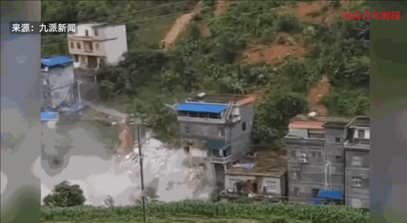 悲剧还是发生了！近日，广西隆林，一村民在当地半山腰建了一栋4层楼房，谁知因为暴雨