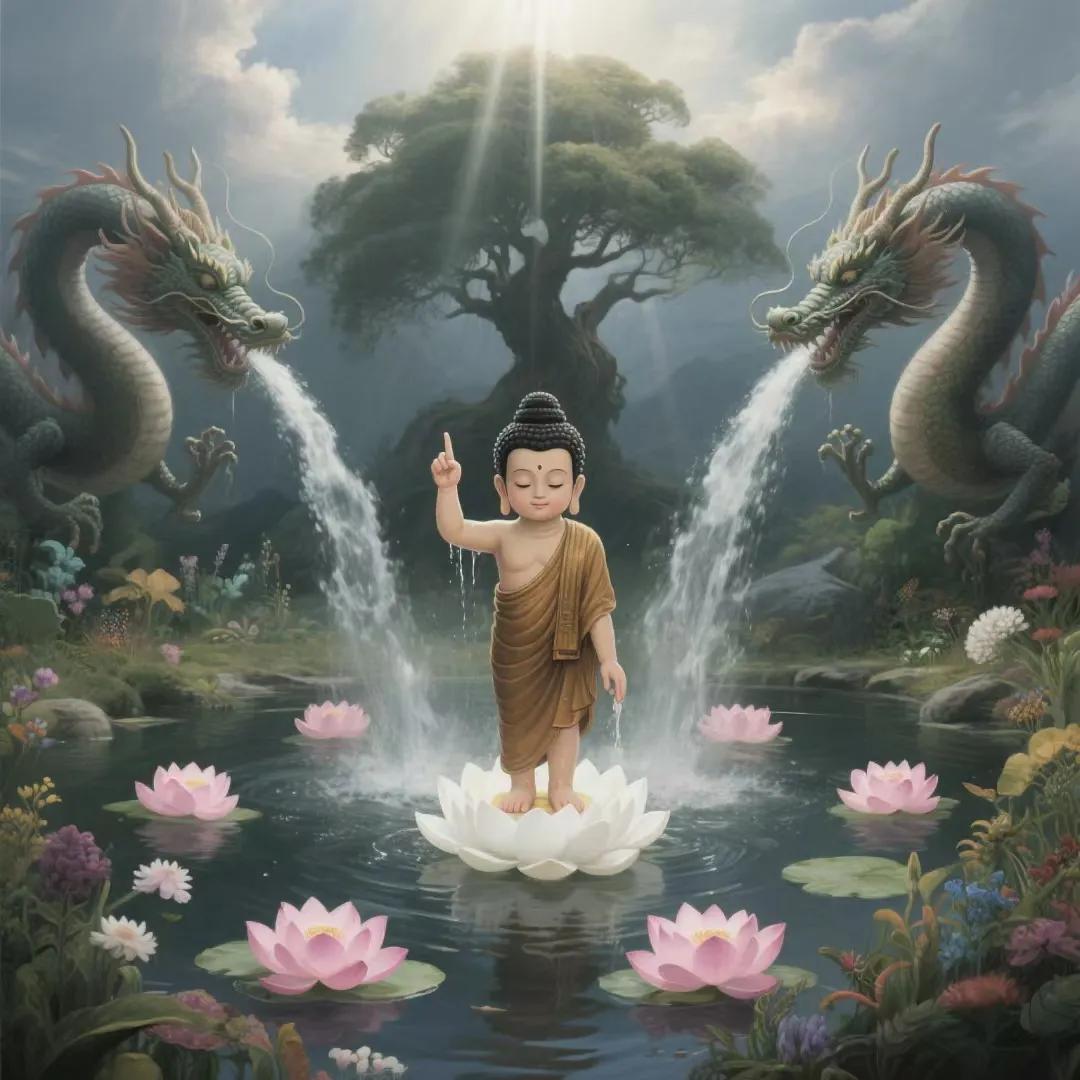 浴佛浴身心、涤净烦恼智慧增是日·农历四月初八释迦摩尼佛圣诞(浴佛节吉辰)以香
