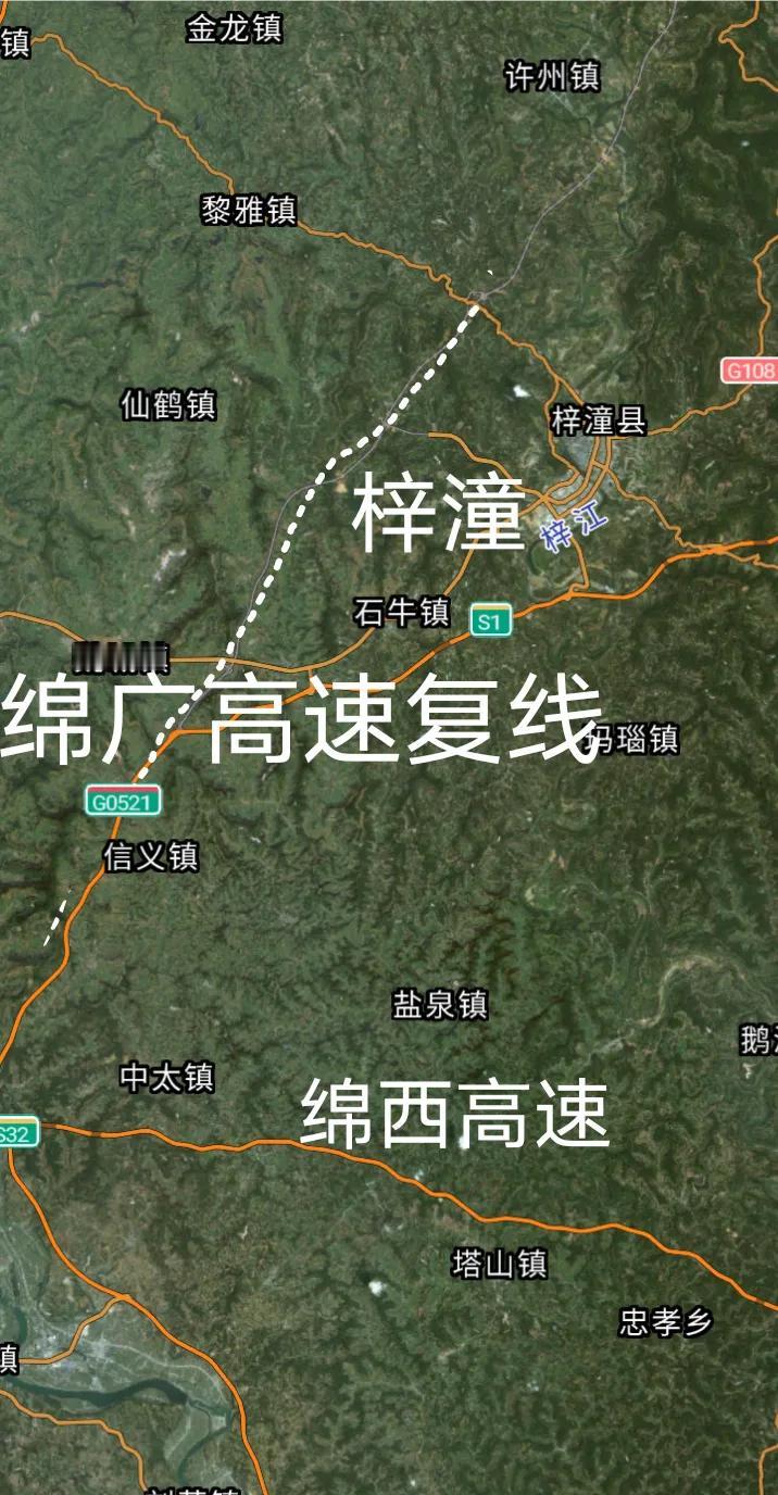 即将通车，绵阳至广元高速复线梓潼段的23公里预计将于2026年元旦或春节前通车时