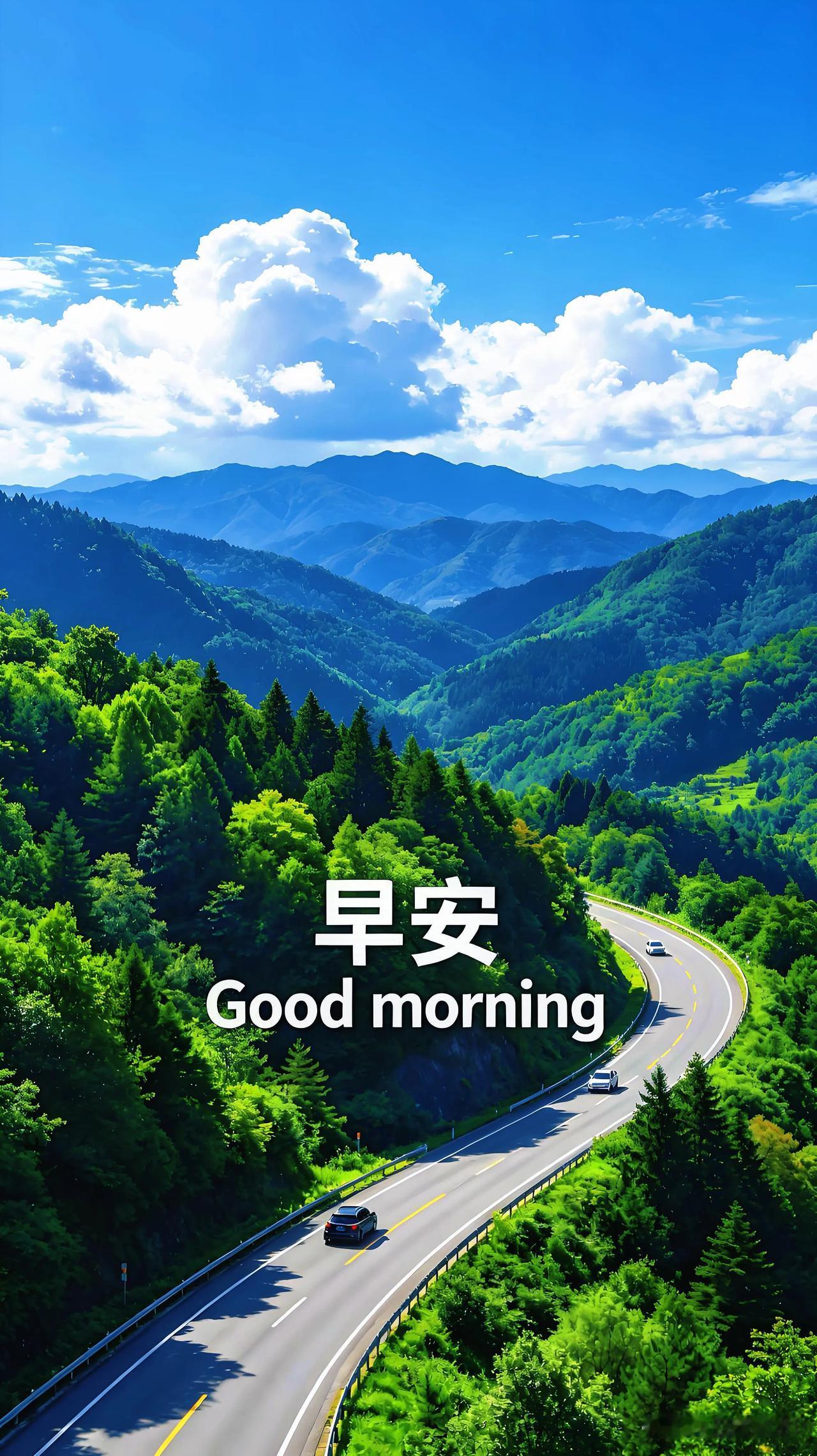 清晨问候送到，愿你今日无忧，事事如愿。