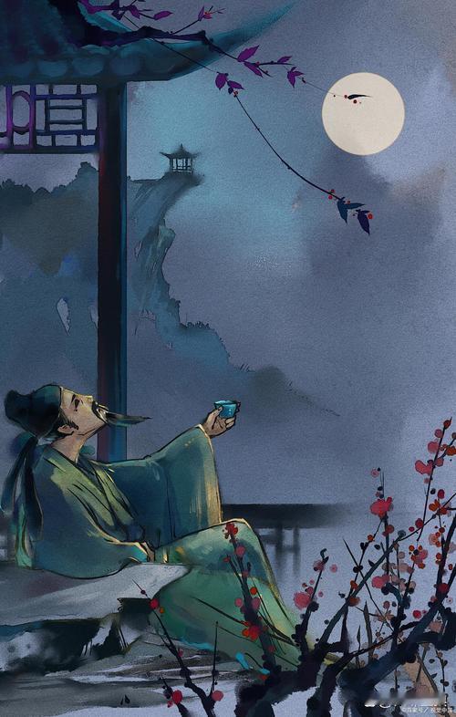 月上秋墙多酒客，安子邀对（平台提供）我的创意下联可以是：1、月上秋墙多酒客