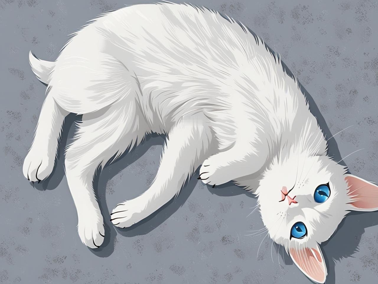 为什么猫咪一见到人，就要立刻倒地上？1.极致的信任猫咪腹部是全身最脆弱的部