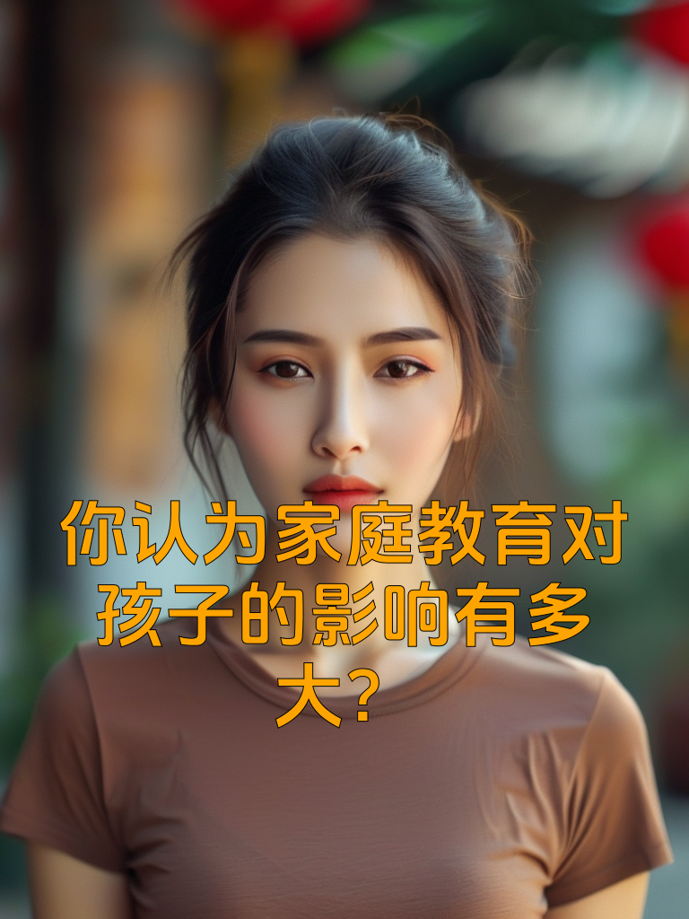 你认为家庭教育对孩子的影响有多大？