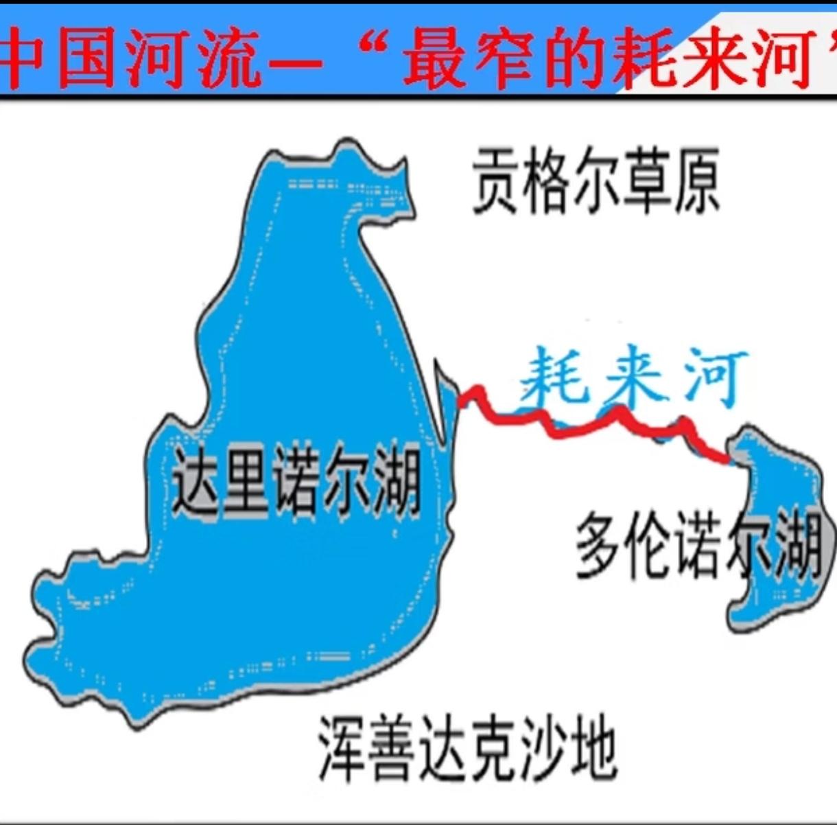 内蒙古赤的贡格尔草原上，有一条颠覆认知的河——耗来河。平均宽度只有10厘米，体型