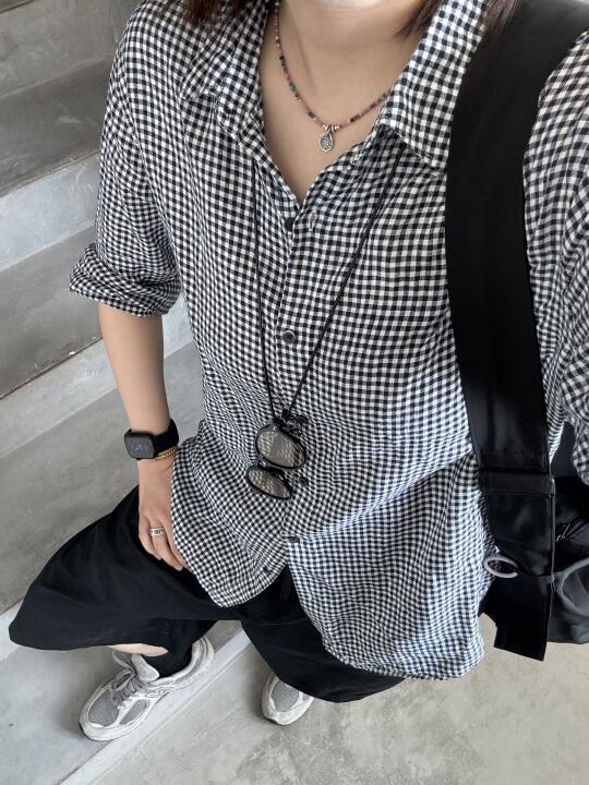 亚麻脑袋今天一身优衣库