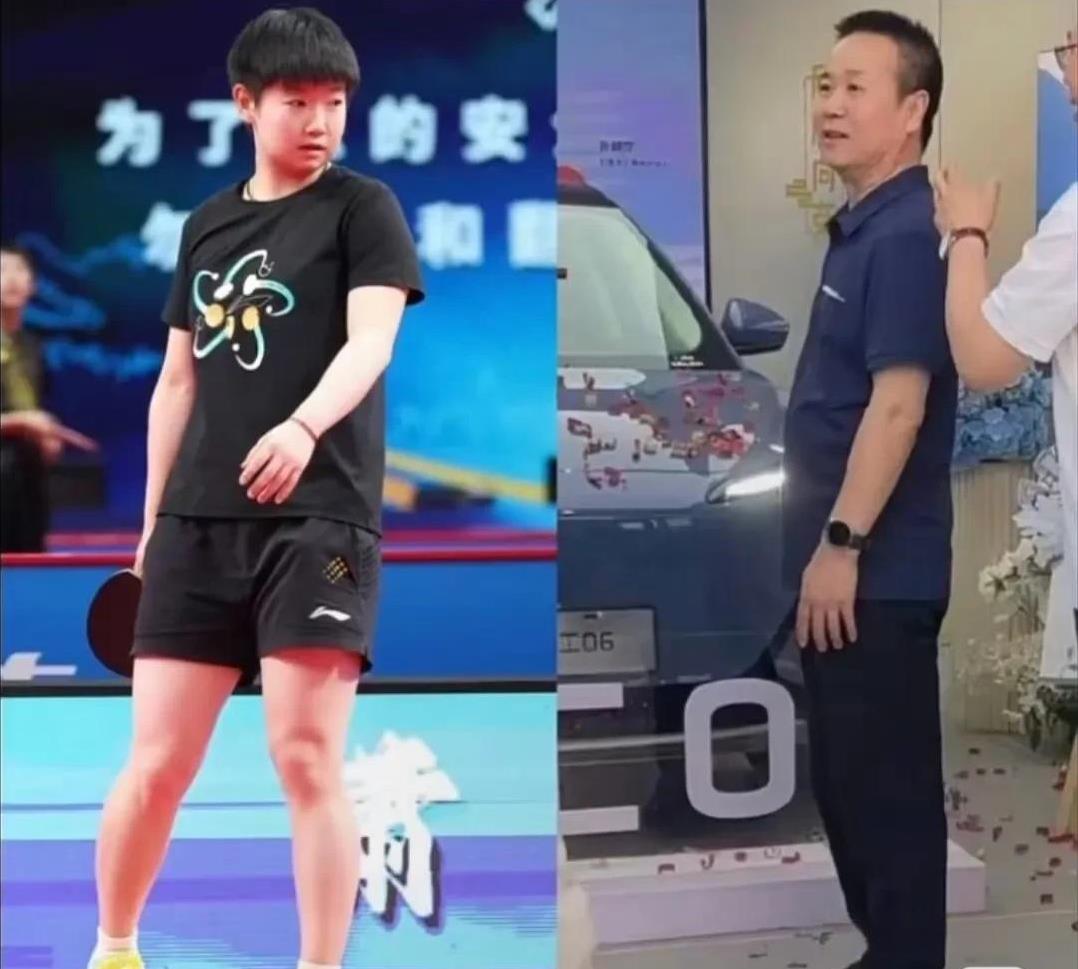 看高女士照片觉得莎莎像妈妈，看爸爸照片又觉得也像爸爸，反正莎莎会长，全是挑优点长