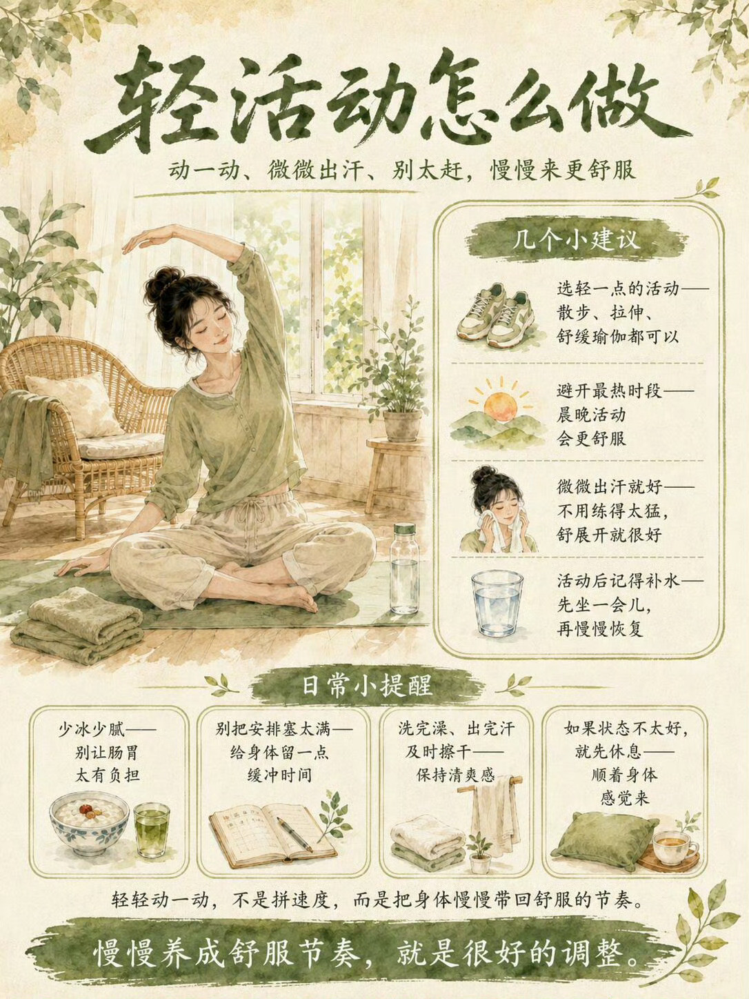 入伏后做好6件事攒气血今天开始执行