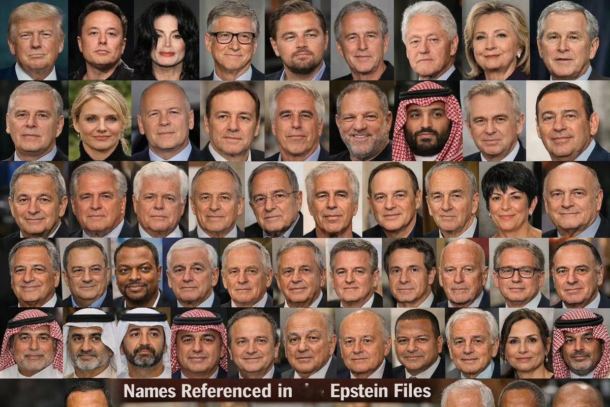 爱泼斯坦这是公布的非人类名单。