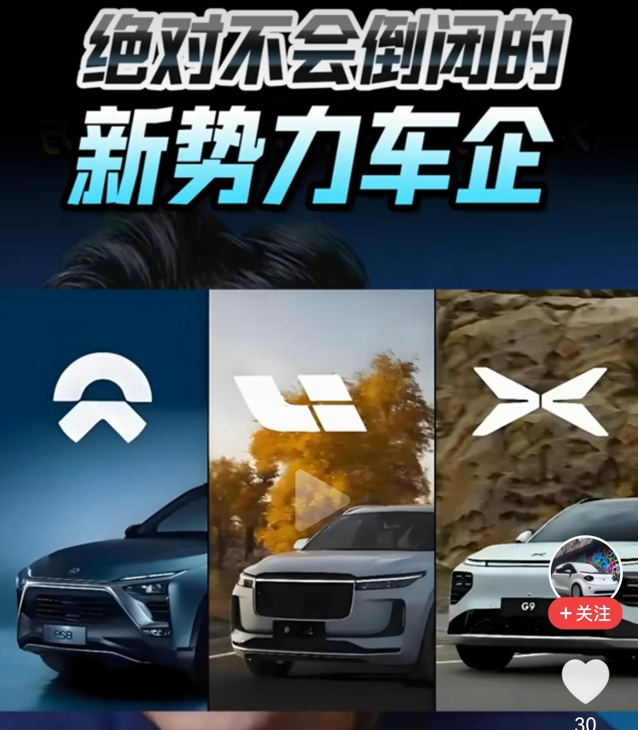 绝对不会倒闭的新势力车企：蔚小理，蔚来有着政府以及国际资本支持，理想汽车手上