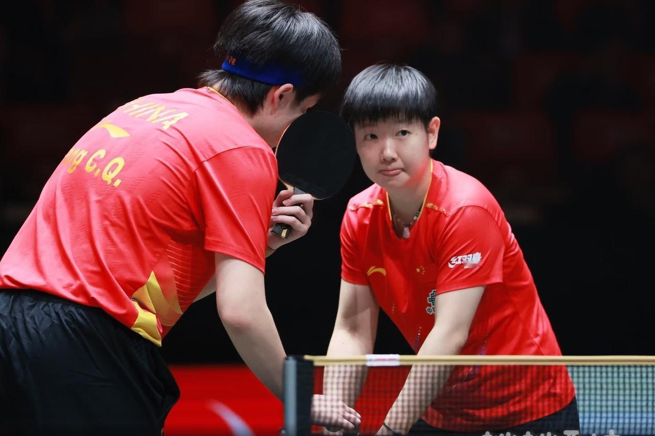 明眼人都看出来了孙颖莎才是是混双的魂在以前的混双搭档中，都是以男性为主导