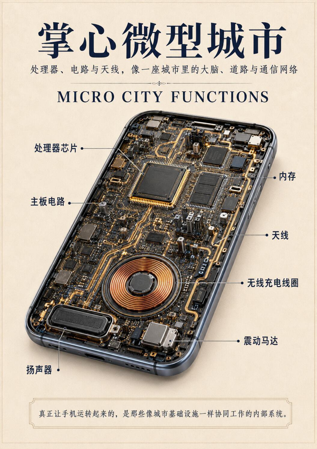 90%的人只用手机，却从没见过它的内部全貌！全套手机3D解剖图，一次性