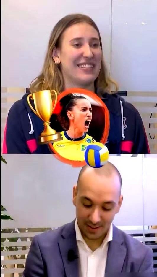 安娃快问快答，最喜欢的主攻选了加比，没选朱婷！有人立马开腔：加比荣誉哪比得上