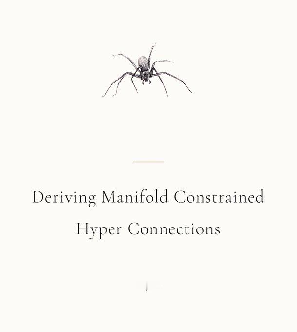 也是一篇介绍DeepSeek新论文mHC的文章：DerivingManifol