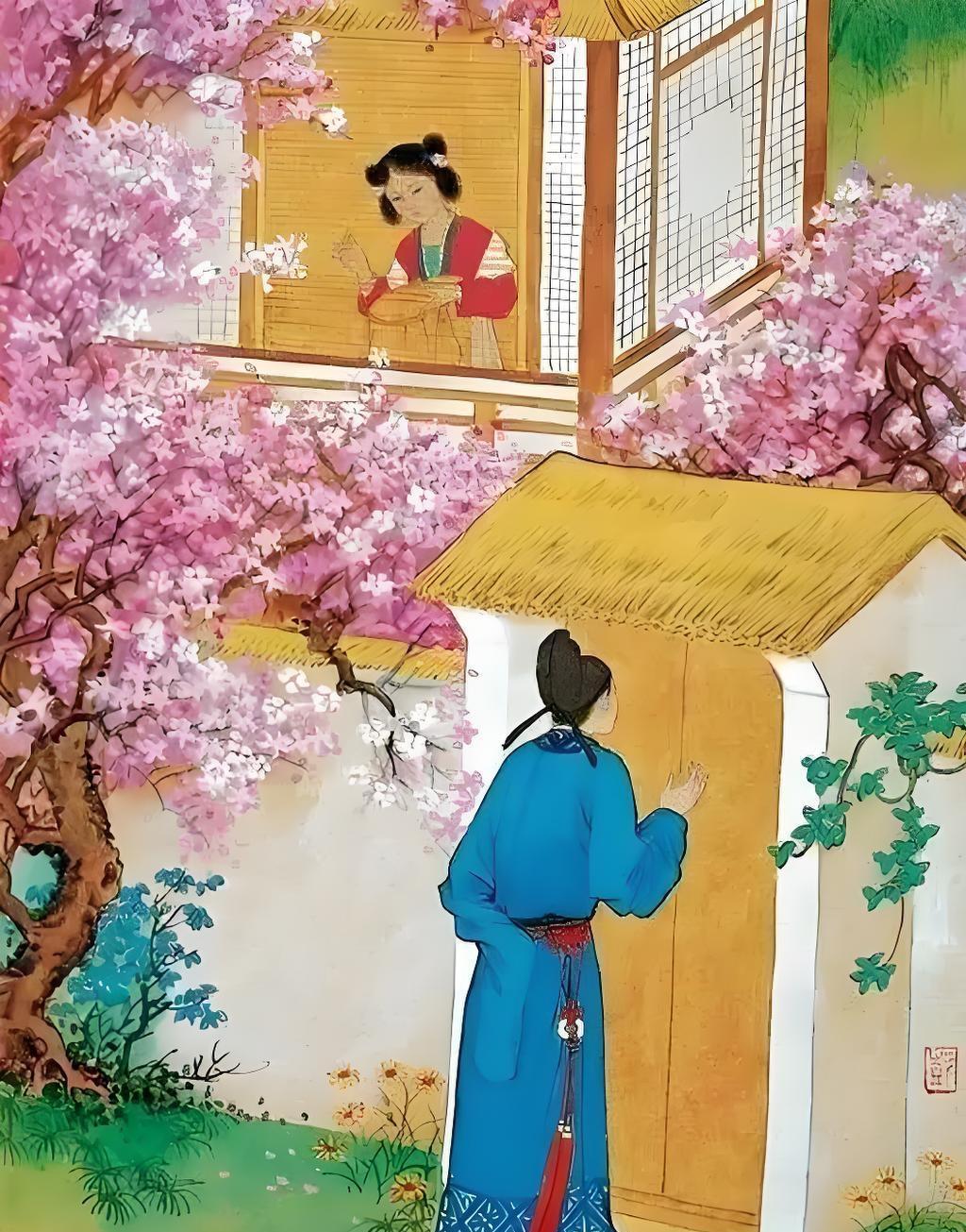 莫怪红杏爱出墙，园中寂寞太凄凉，孤立一枝无人问，………请友续句………？[