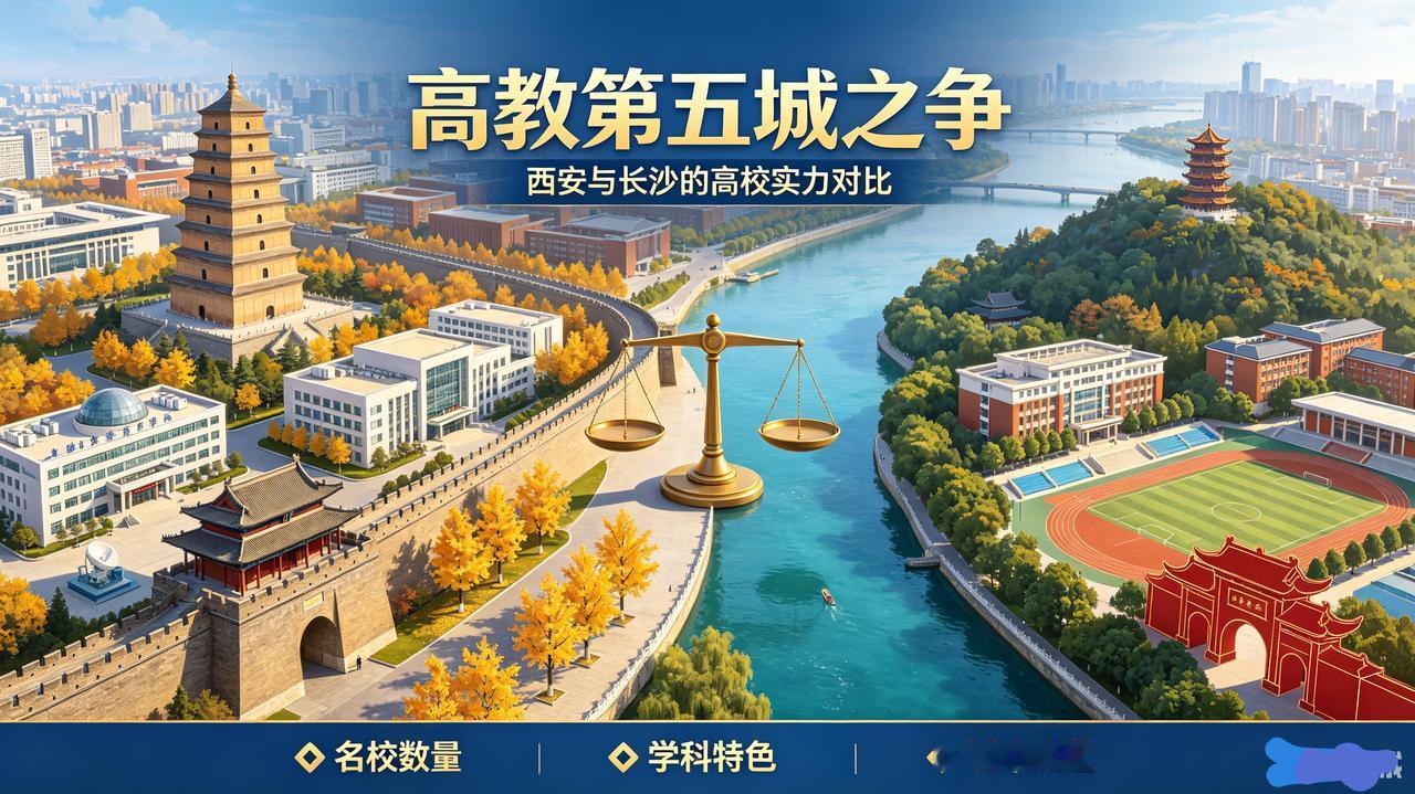 高校第五城之争：西安、长沙谁更有资格？毋庸置疑北京高教实力稳居第一，上海牢