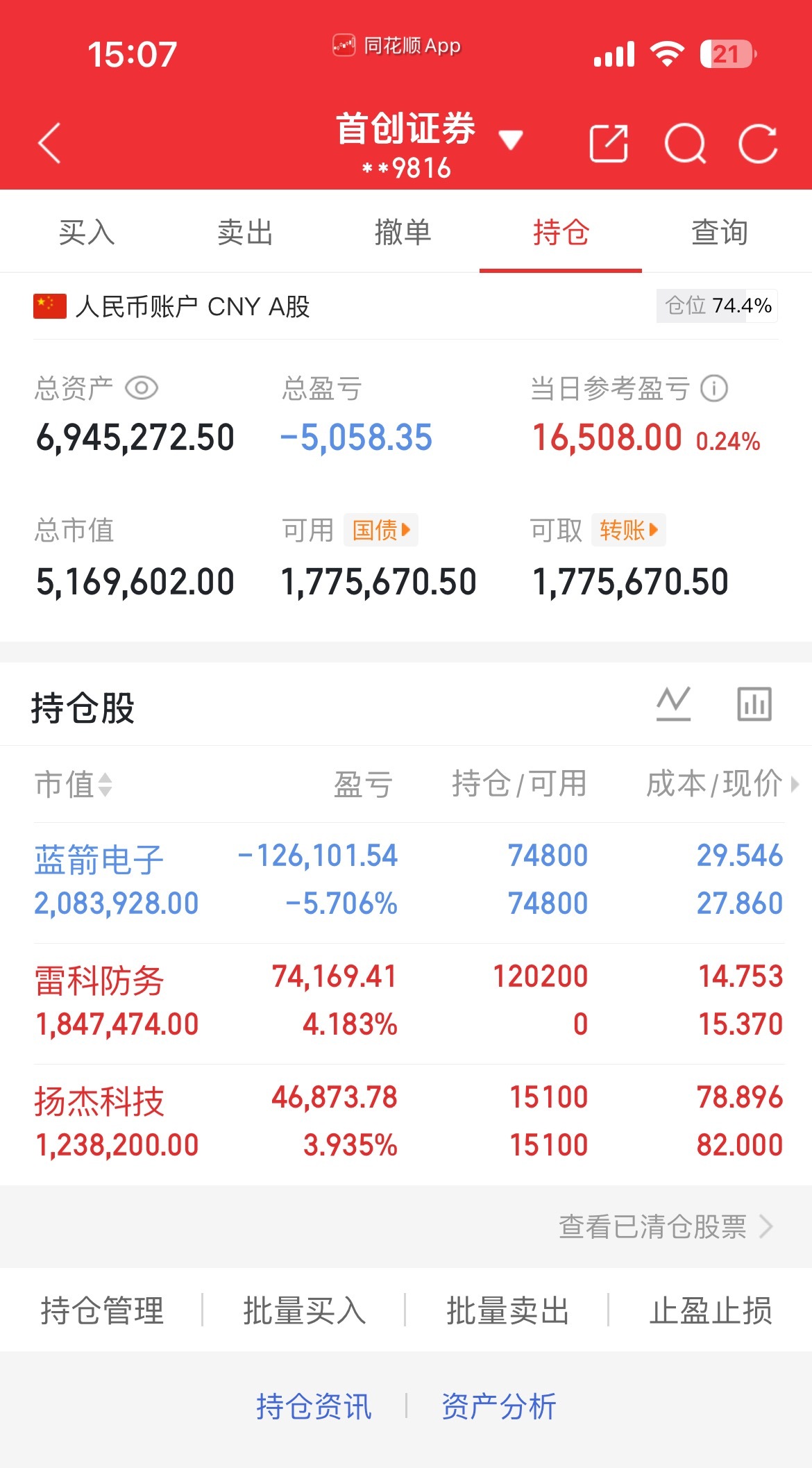 2月6号实战记录更新！千问提醒网友分散下单