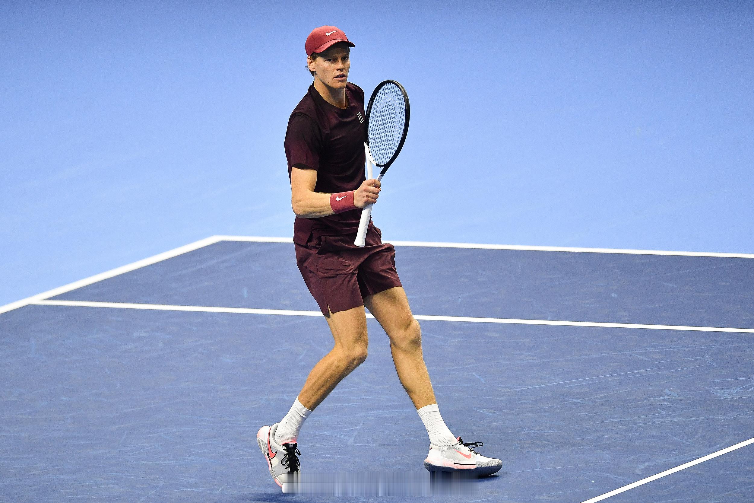 2025赛季ATP年终总决赛比约·博格组，劳力士代言人、卫冕冠军辛纳6-3、7-