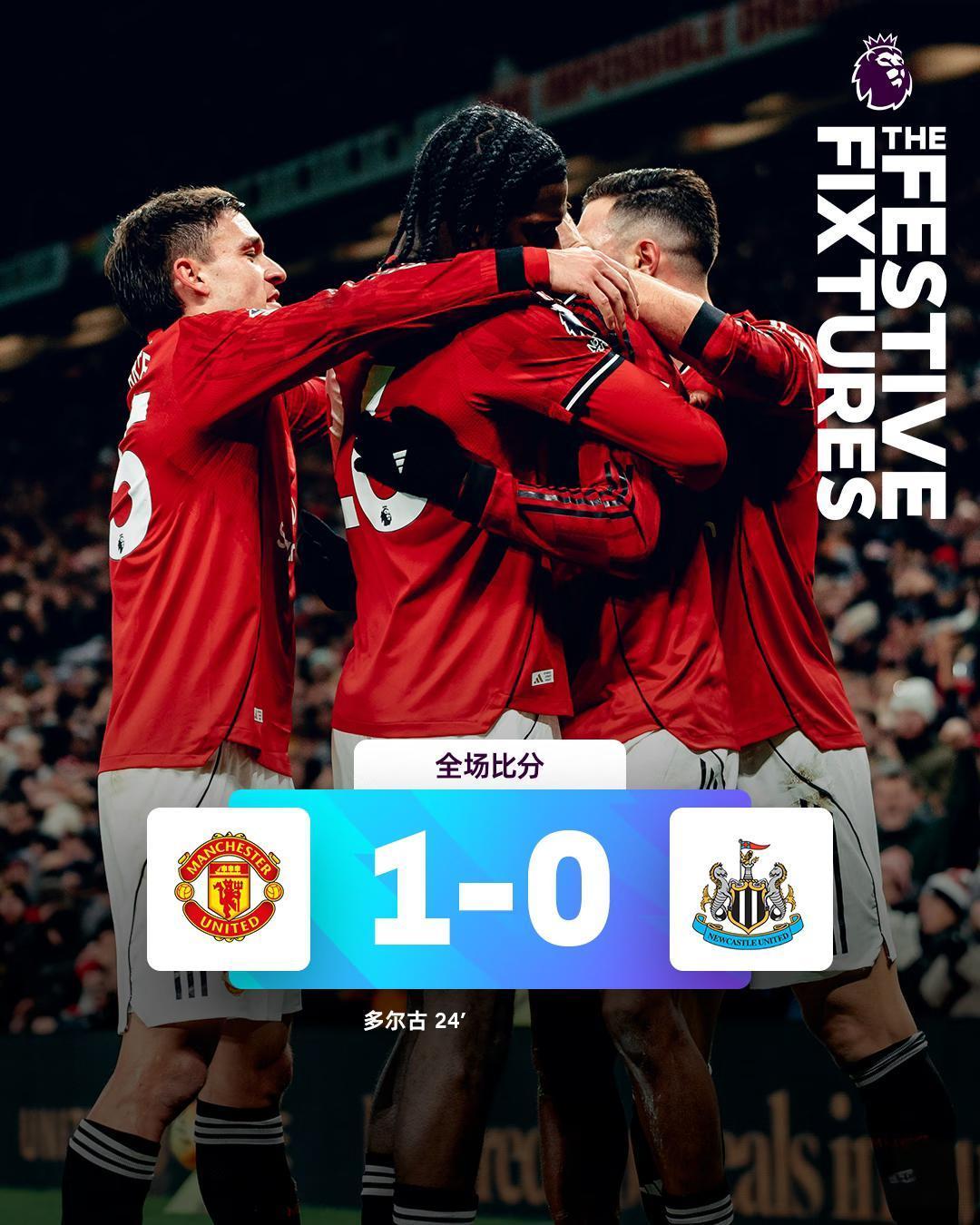 阿莫林率残阵逆袭！曼联1-0击败纽卡，这三位球员功不可没！🔥英超焦点战，曼联残