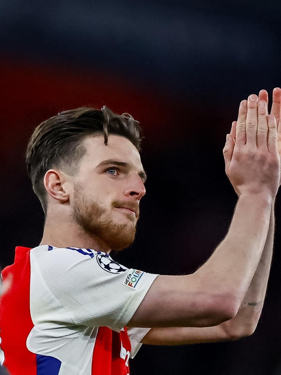 赖斯和苏维门迪的防守很好，但问题就是在于没办法把球传出去，对方只要不高位直接蹲中