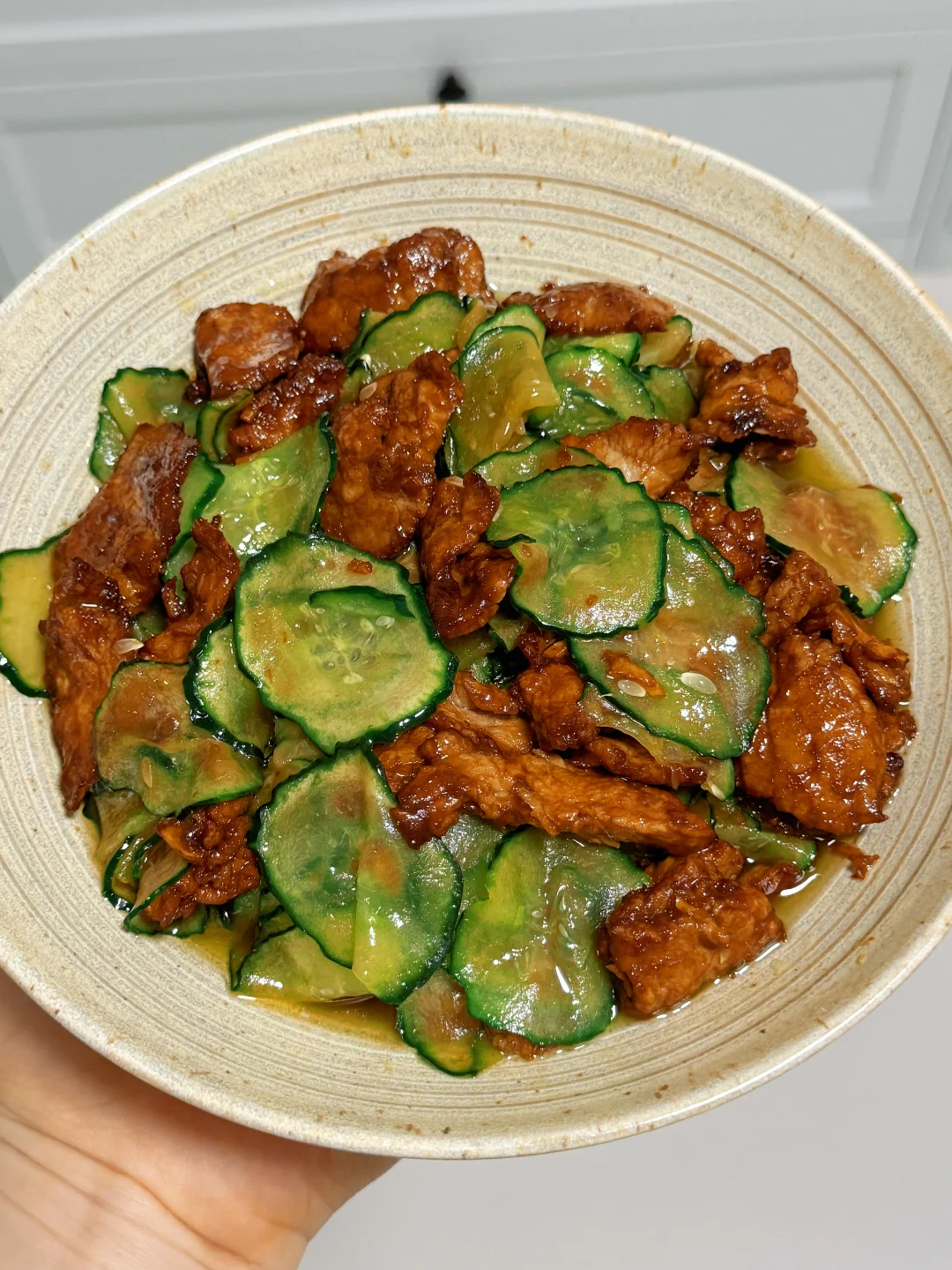 谁懂啊？黄瓜炒肉片吃一次爱一次！🥒🥒🥩🥩
