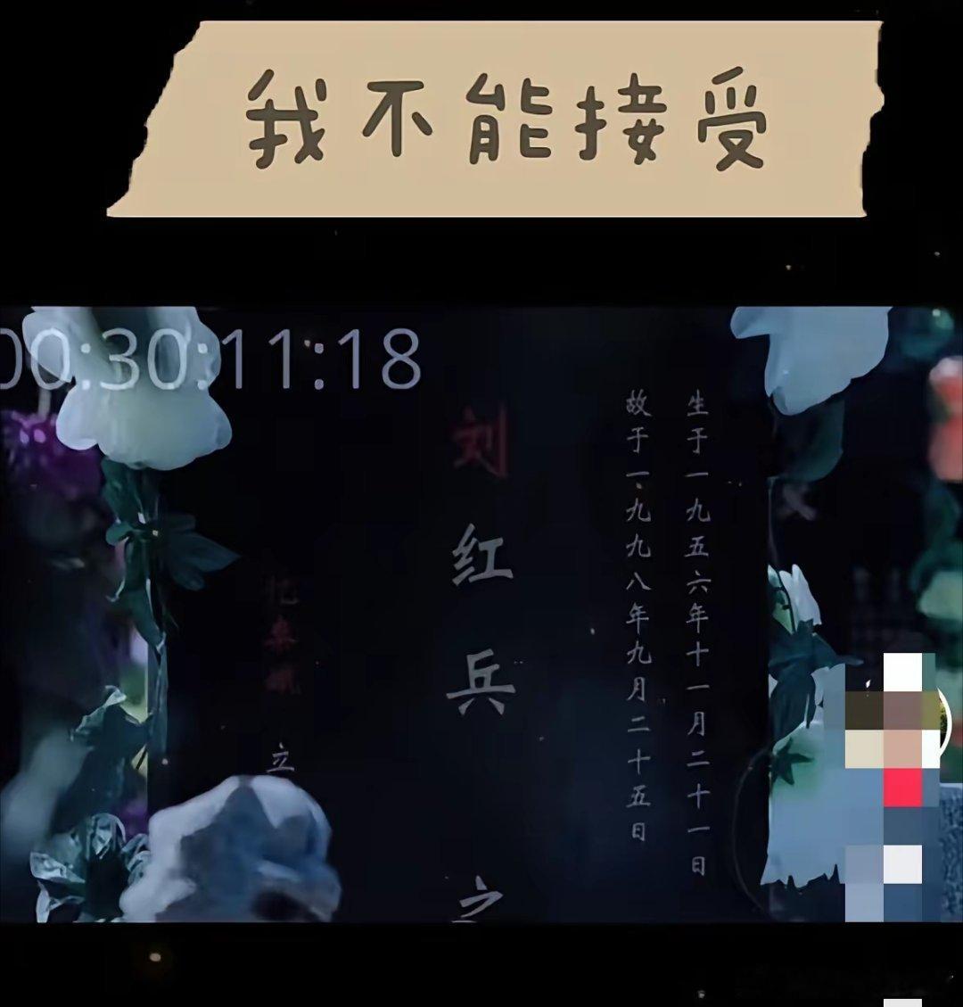 剧中的刘红兵居然去世了而是在44集左右去世还看到刘红兵颓废的照片，他俩中间应该是