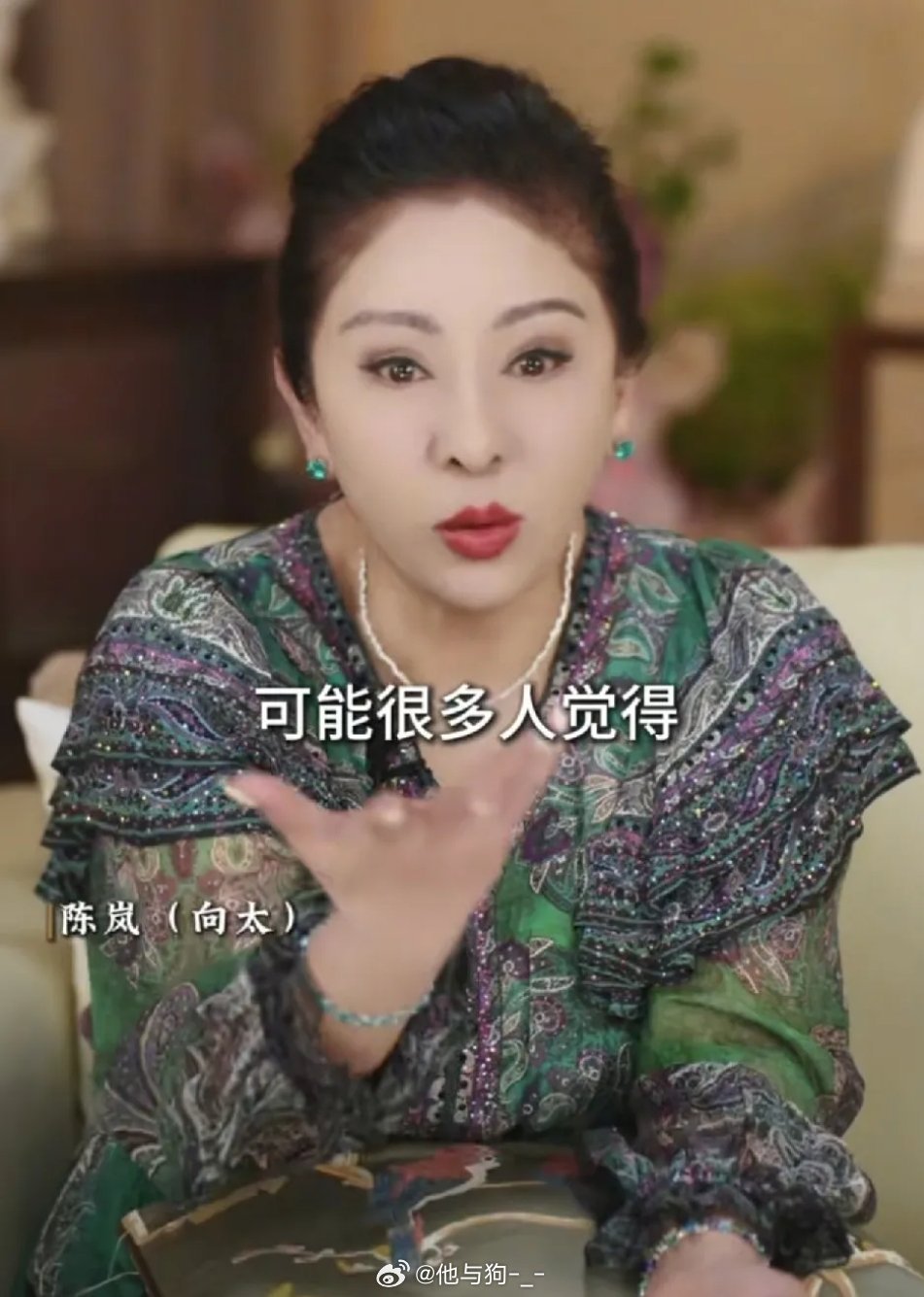 向太：“劳碌命才是好命，可能很多人会觉得，我讲这句话是扯淡，可是我今天，一定要颠