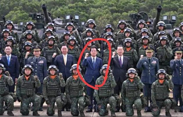 赖清德最近有点忙，忙着给台军坦克