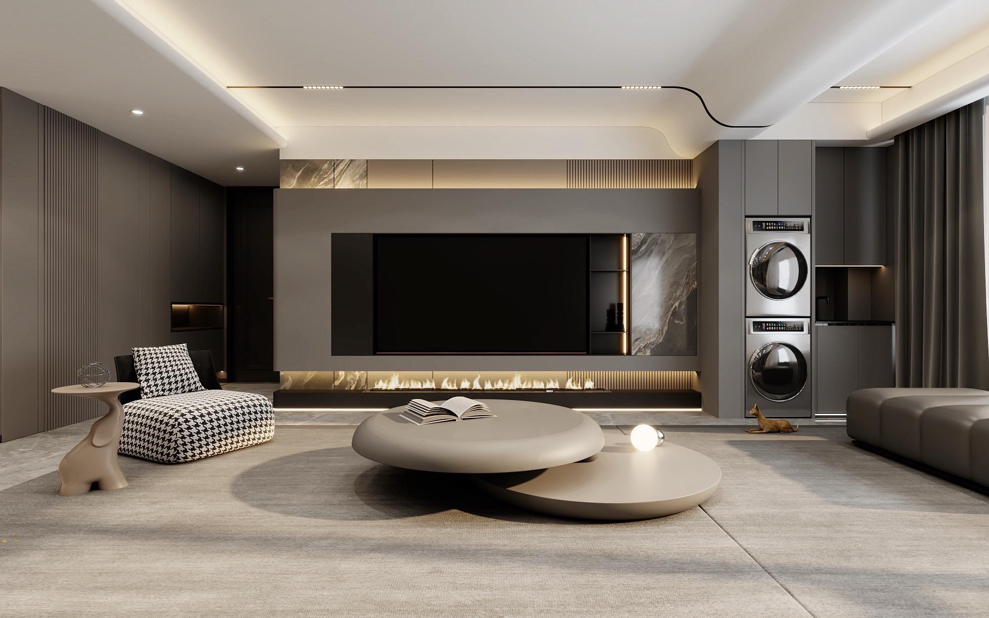 • 𝑳𝒀 𝑫𝑬𝑺𝑰𝑮𝑵。83平方米（实际面积） 材质分...