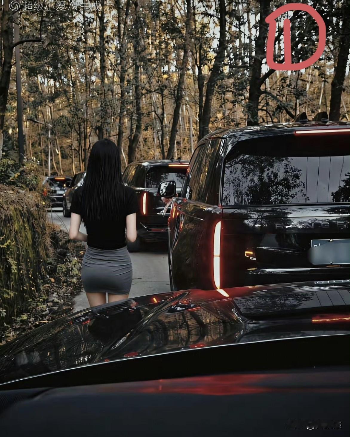 堵车，女司机的动作，你欣赏哪个？