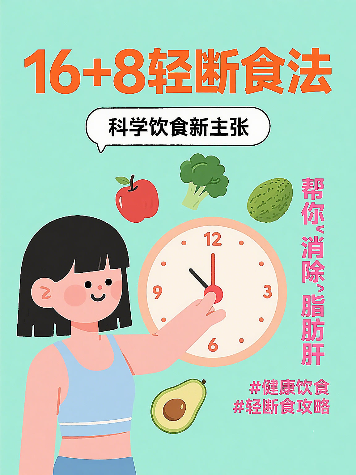 16+8轻断食法，帮你“消除”脂肪肝