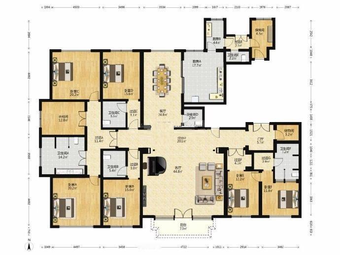 泛海世家豪宅天花板，收藏级，朝阳公园东四环、楼龄新、尺度大、私密性强，终极资产配