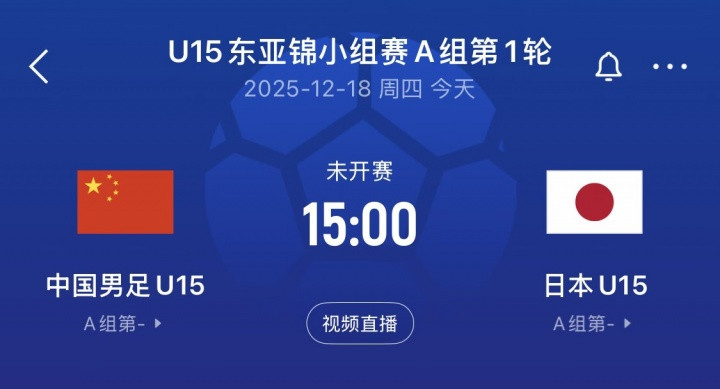 U15东亚杯今日开赛+将战日韩, 博主: 国少全员剃了寸头