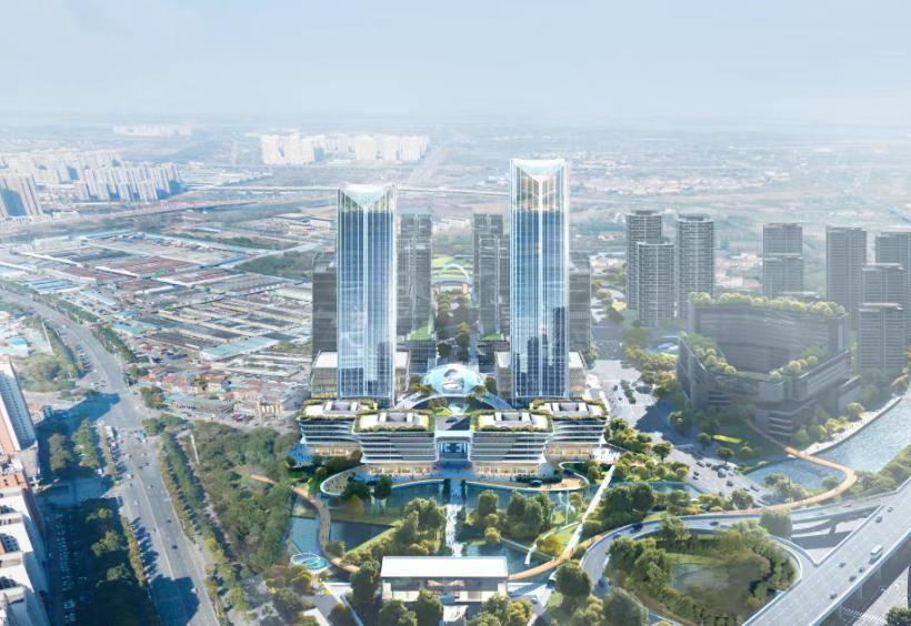 湖北卫视聚焦！沙市这个地标项目全速建设新春过后，各地都在拼经济、赶项目，荆州也