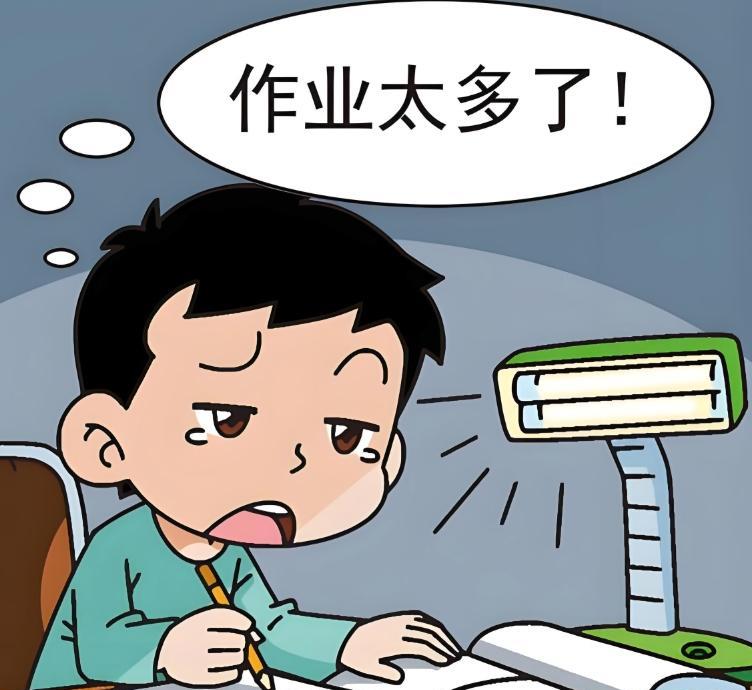 学生是放八天假，不是放80天，有学校发90张试卷！学生从早写到晚，叫苦不迭。