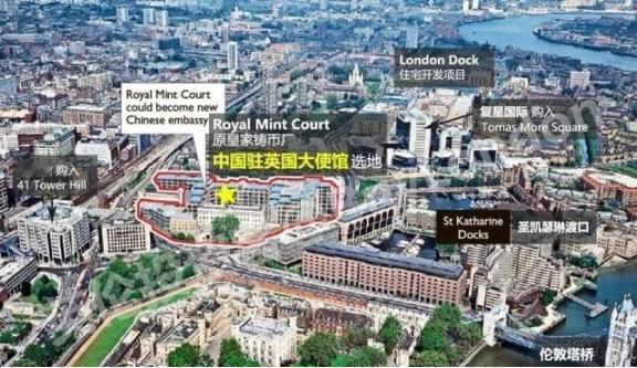 中国为何坚持在伦敦建欧洲最大大使馆？中国为什么一定要盖？中国在伦敦建欧洲最大