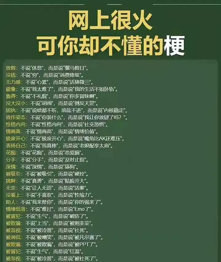 网上很火的梗，你懂几个？