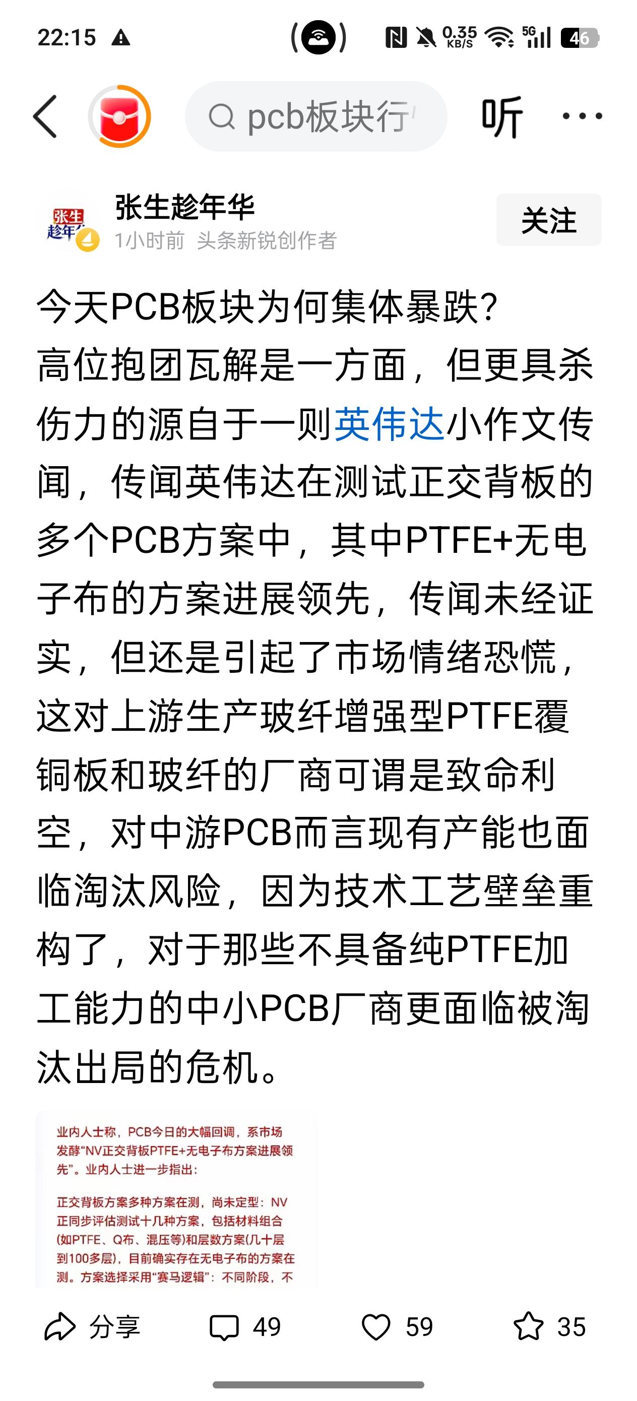 风水轮流转。这次轮到小登股寻找暴跌原因和逻辑了。PCB为什么暴跌了？CPO为