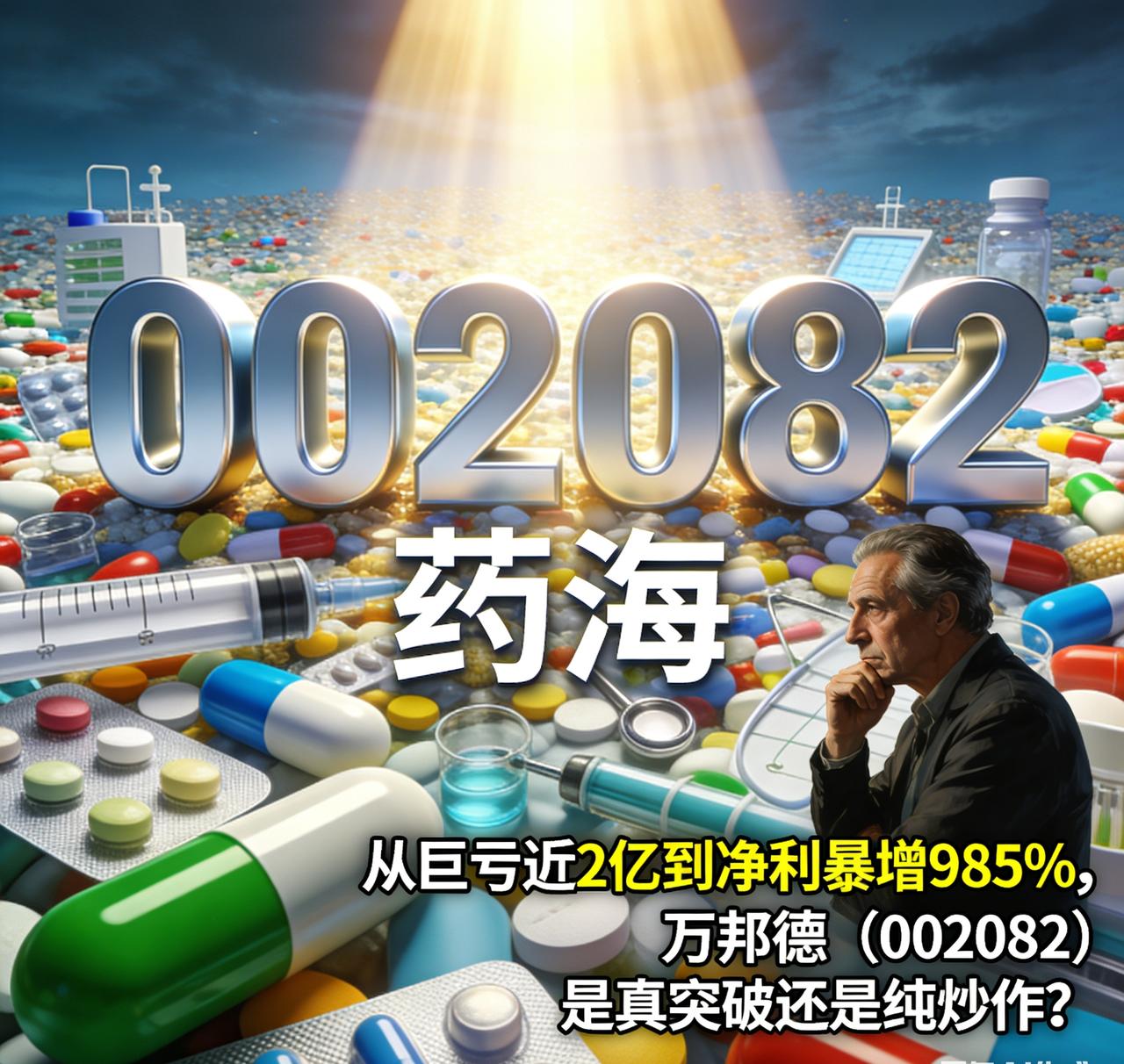 药海迷光｜从巨亏近2亿到净利暴增985%，万邦德（002082）是真突破还是纯炒