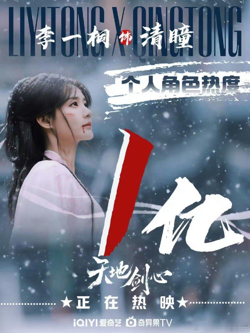 我去李一桐新剧新角色个人热度已破亿演技也清一色好评感觉真的为这部剧加分不少