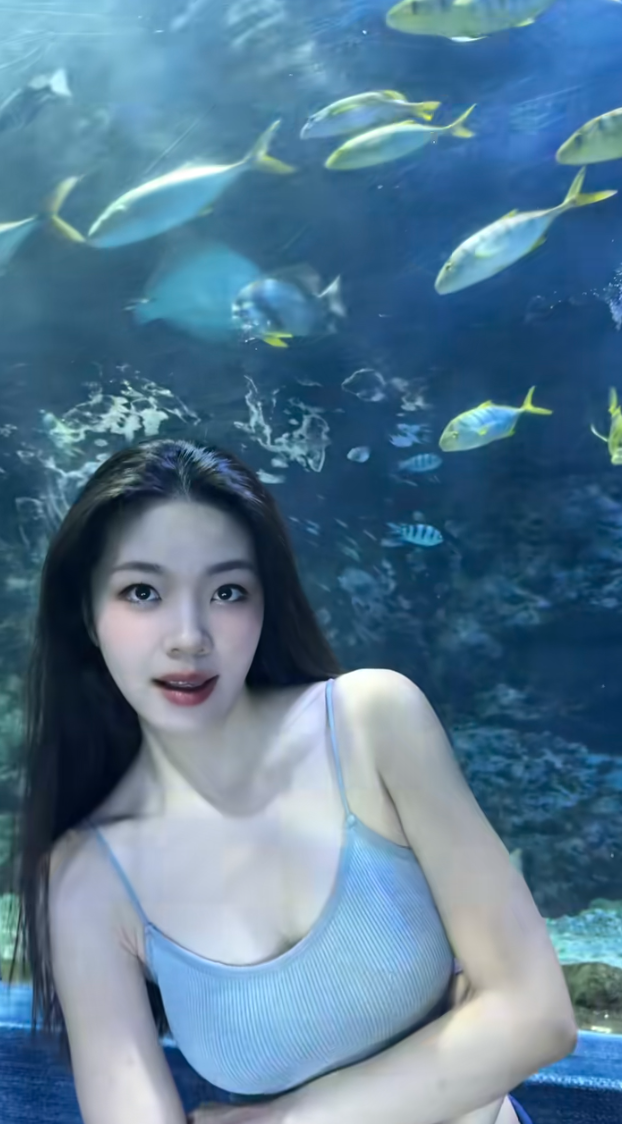 和闺蜜来海洋馆玩了真是特别浪漫的地方