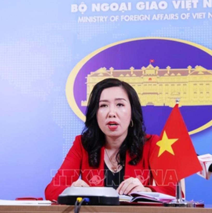 越南外交部发言人范秋姮，面对台海局势和国际记者的提问，直接抛出一句：“越南的原则