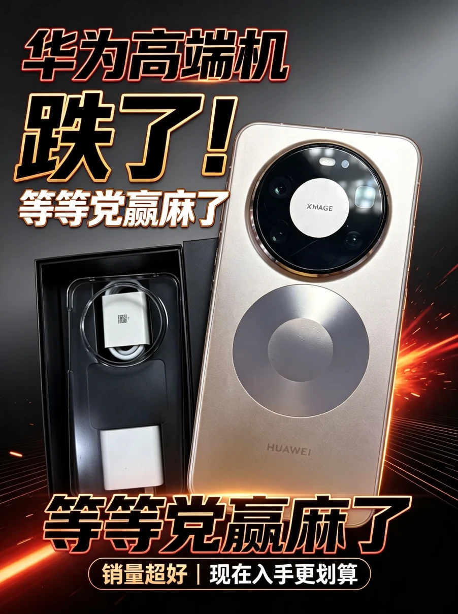 华为目前“销量超好”的高端手机，从5999元