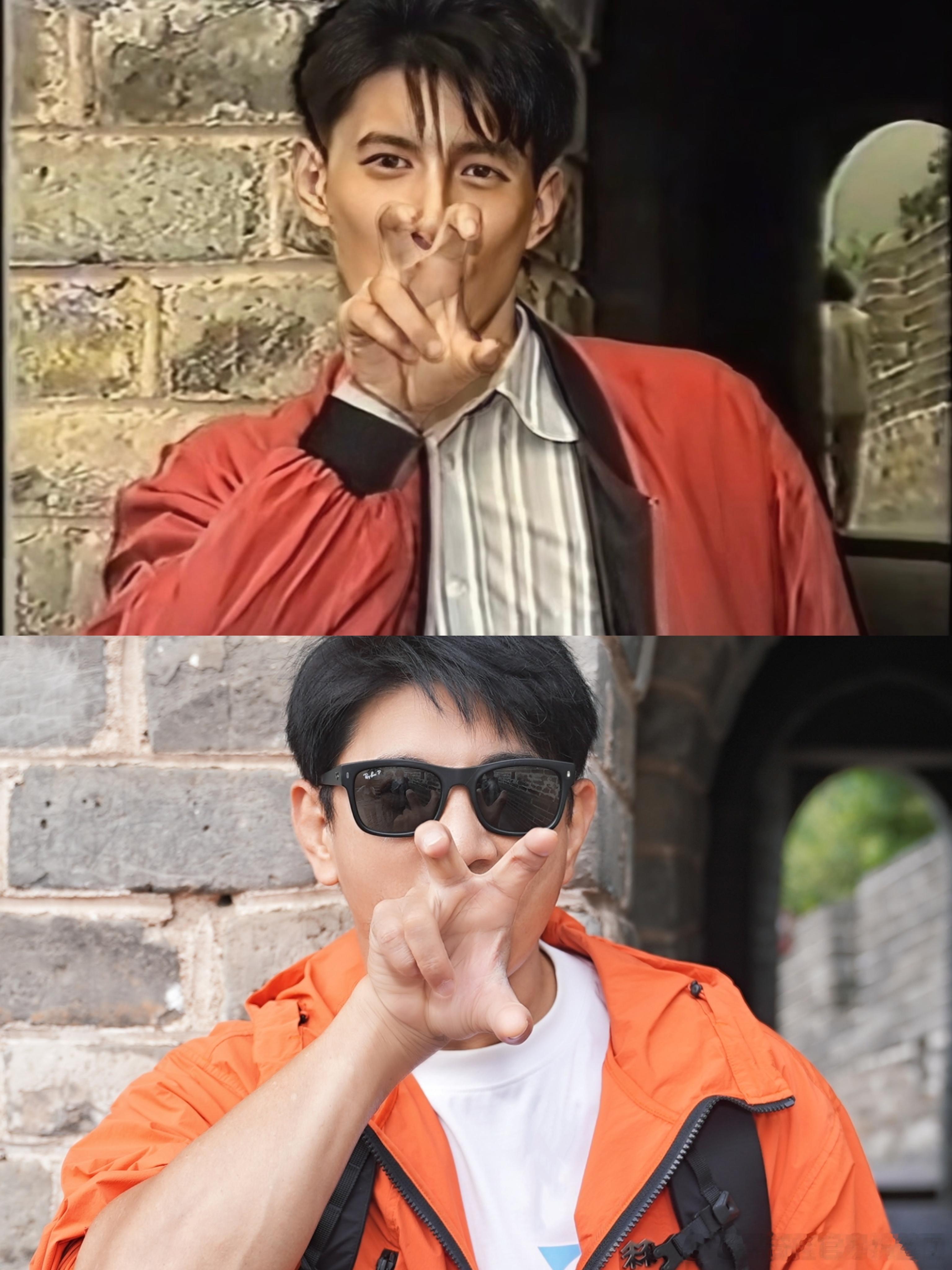 吴奇隆吴奇隆时隔33年打卡三连三十多年弹指一瞬，故地重游，初心依旧。天