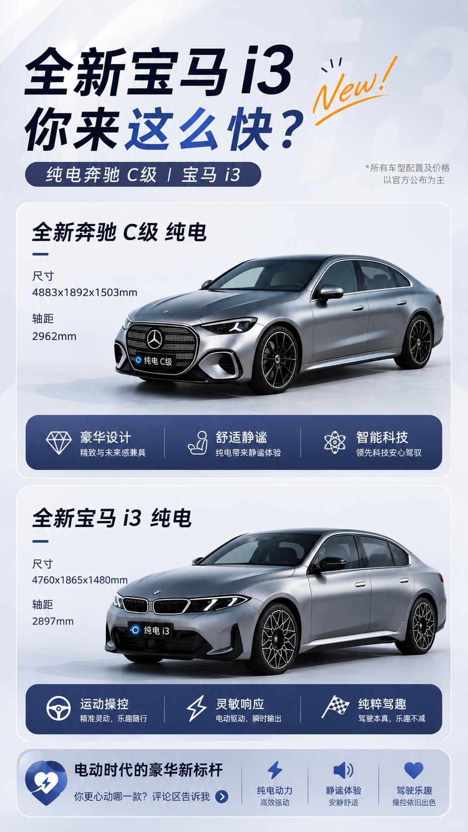全新宝马i3你来这么快？以前豪华品牌做电车，总有种“把发动机换成电池”的感觉。
