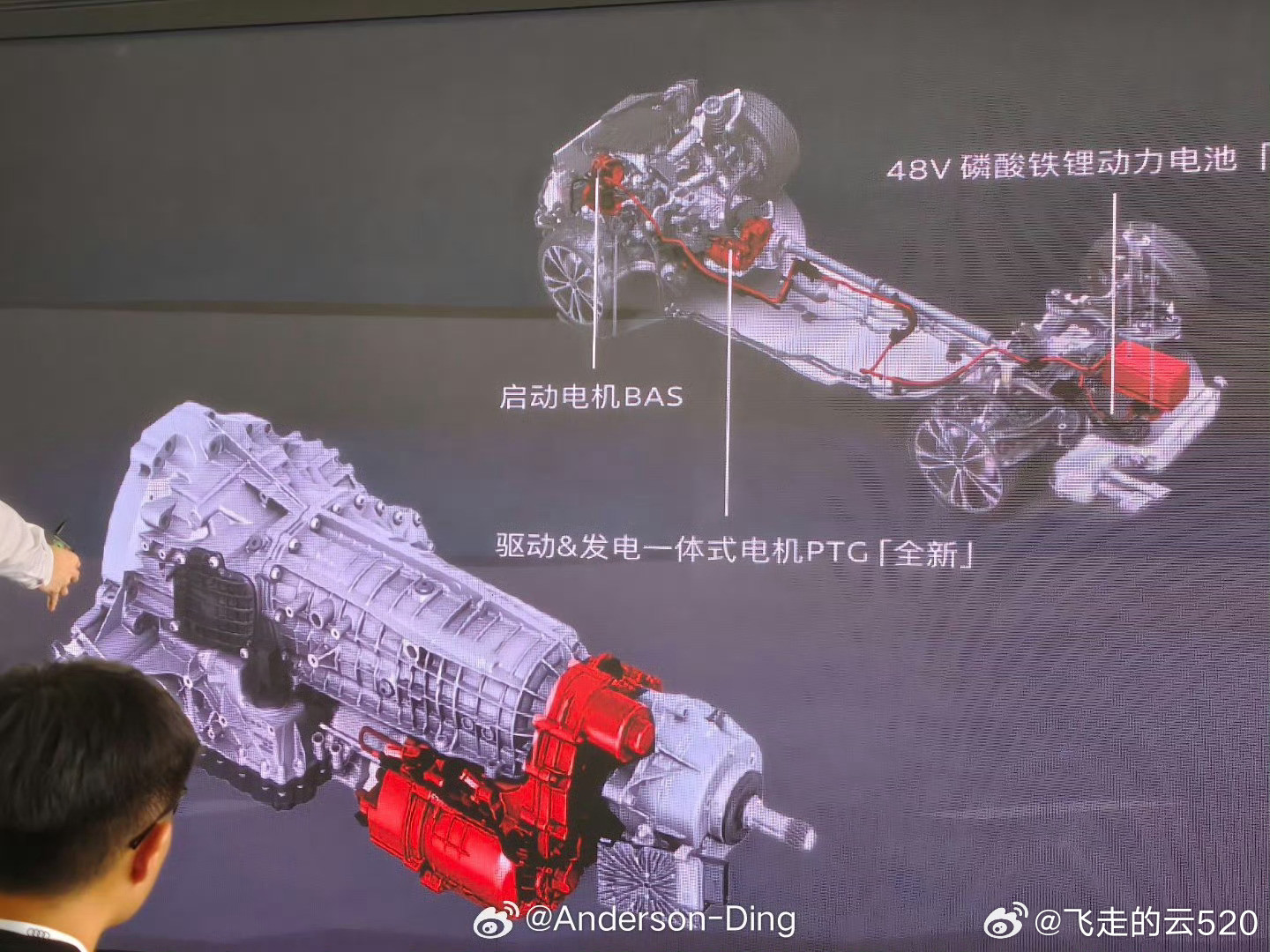 上汽奥迪A5L上市正式售价25.59万对奥迪A5L最感兴趣的就是48Vmhev