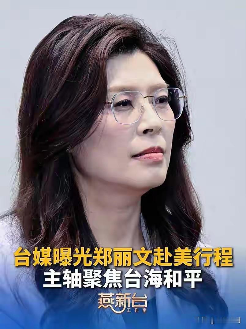 郑丽文预计6月1日启程去美国，为期两周，她去真能为台海和平加分吗？